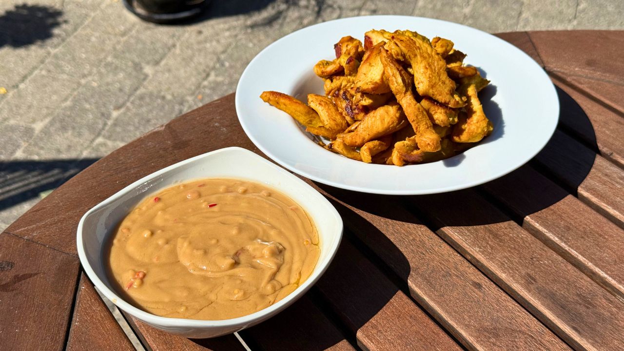 Chicken Satay med jordnötssås
