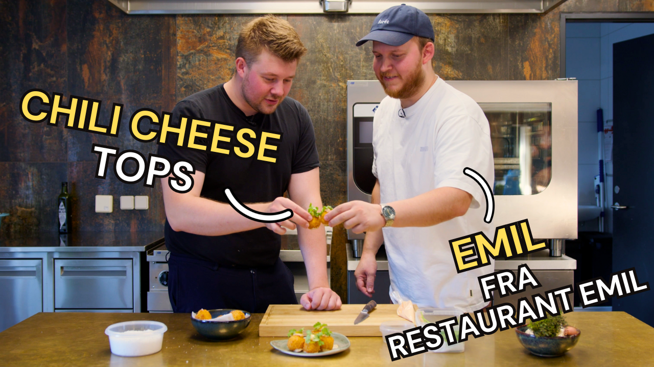 Chili Cheese Tops med hummer och torsk