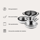 Complete Set i rostfritt stål från Qookware