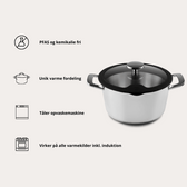 Gryta i rostfritt stål från Qookware