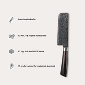 Nakiri kniv Rose från Qookware