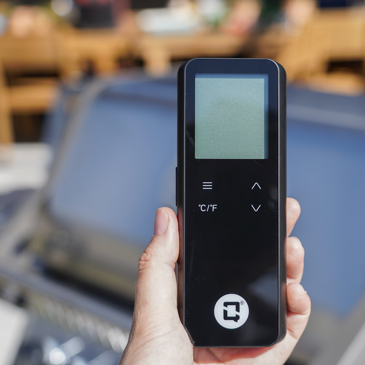 Trådlös stektermometer i bruk från Qookware