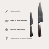 Knivset Starter Set Rose 2 knivar från Qookware