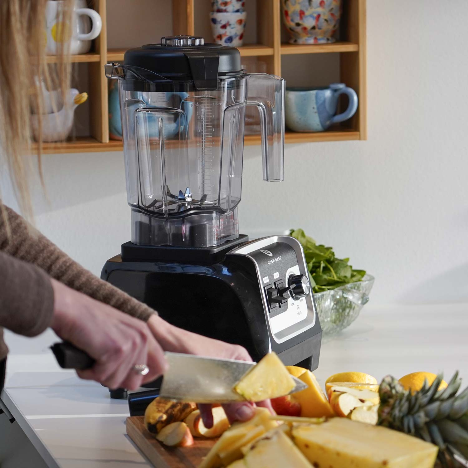 Qookware Blender 2 liter – Kraftfull höghastighetsmixer