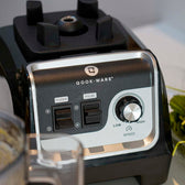 Närbild på knapparna på Qookwares blender