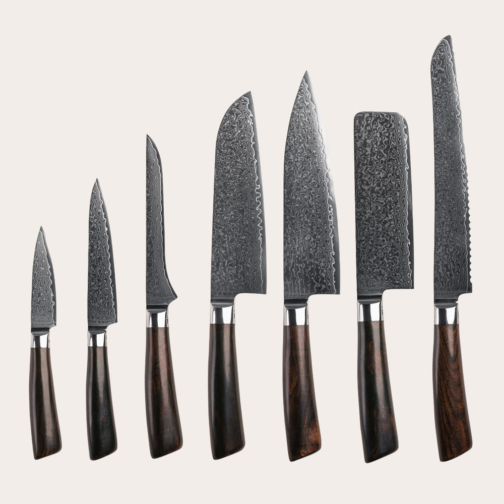 Knivset Complete Set Rose 7 knivar från Qookware