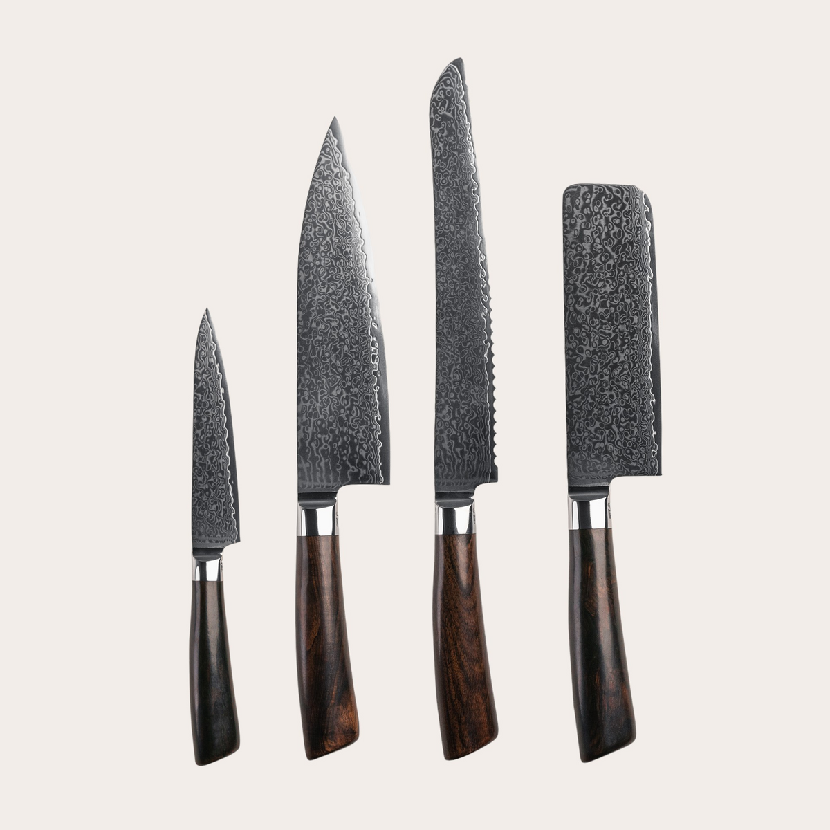 Knivset Allround Set Rose 4 knivar från Qookware