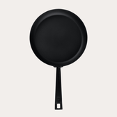 Stekpanna 25 cm kolstål från Qookware