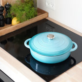 Emaljerad sautégryta i gjutjärn 3,5 liter från Qookware