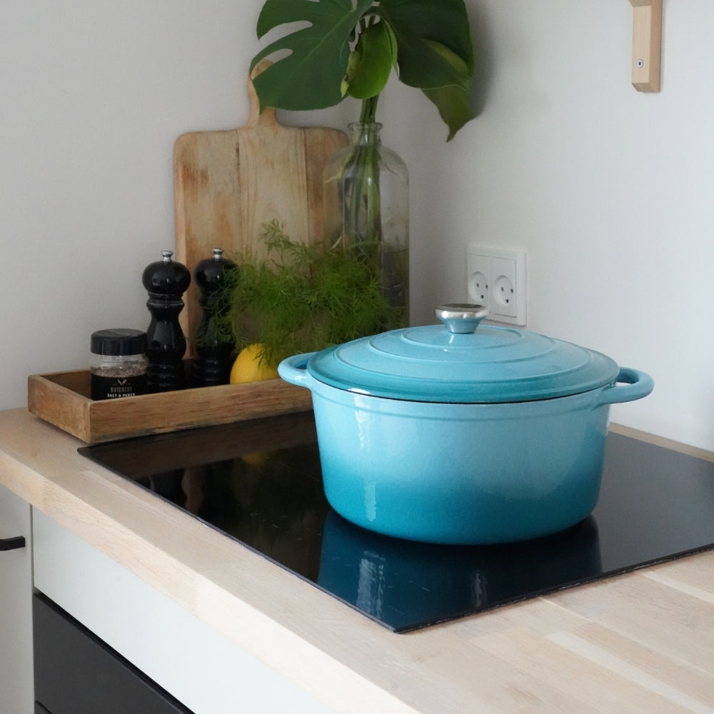 Emaljerad gjutjärnsgryta på 6,3 liter från Qookware