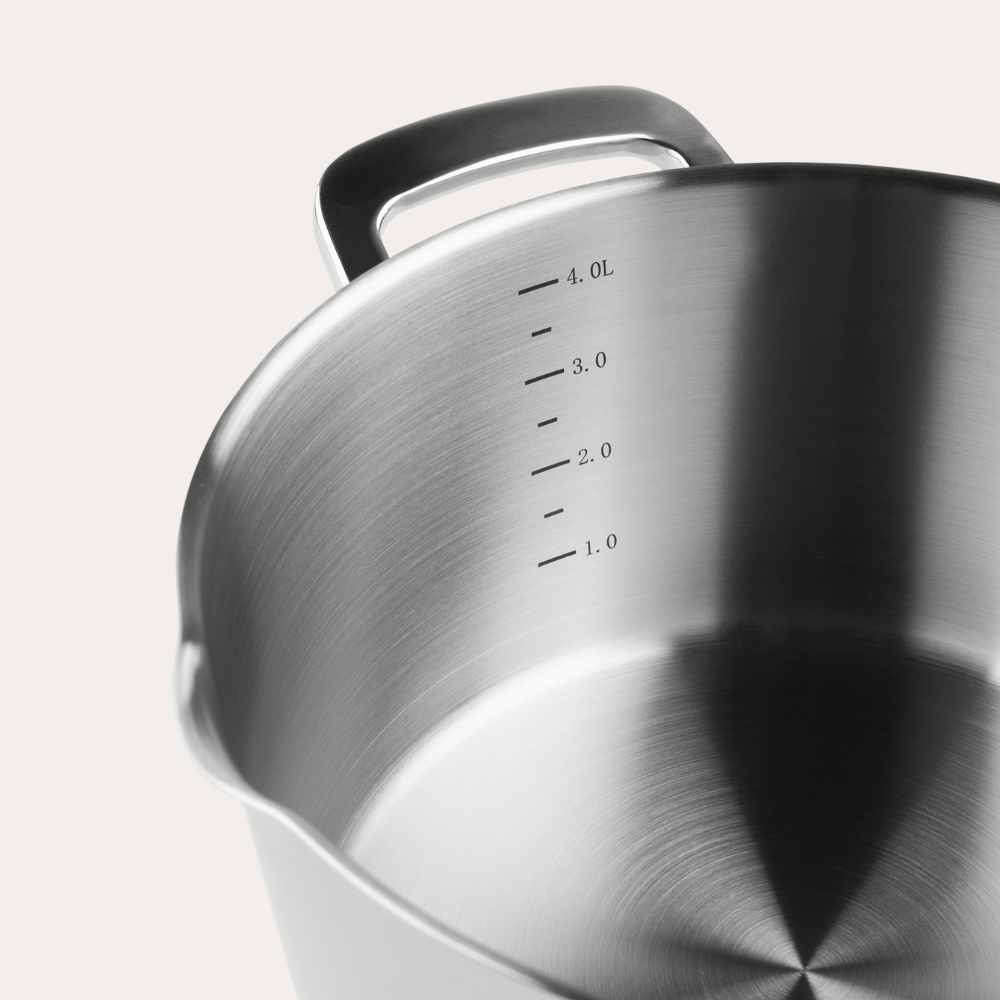 Gryta i rostfritt stål från Qookware
