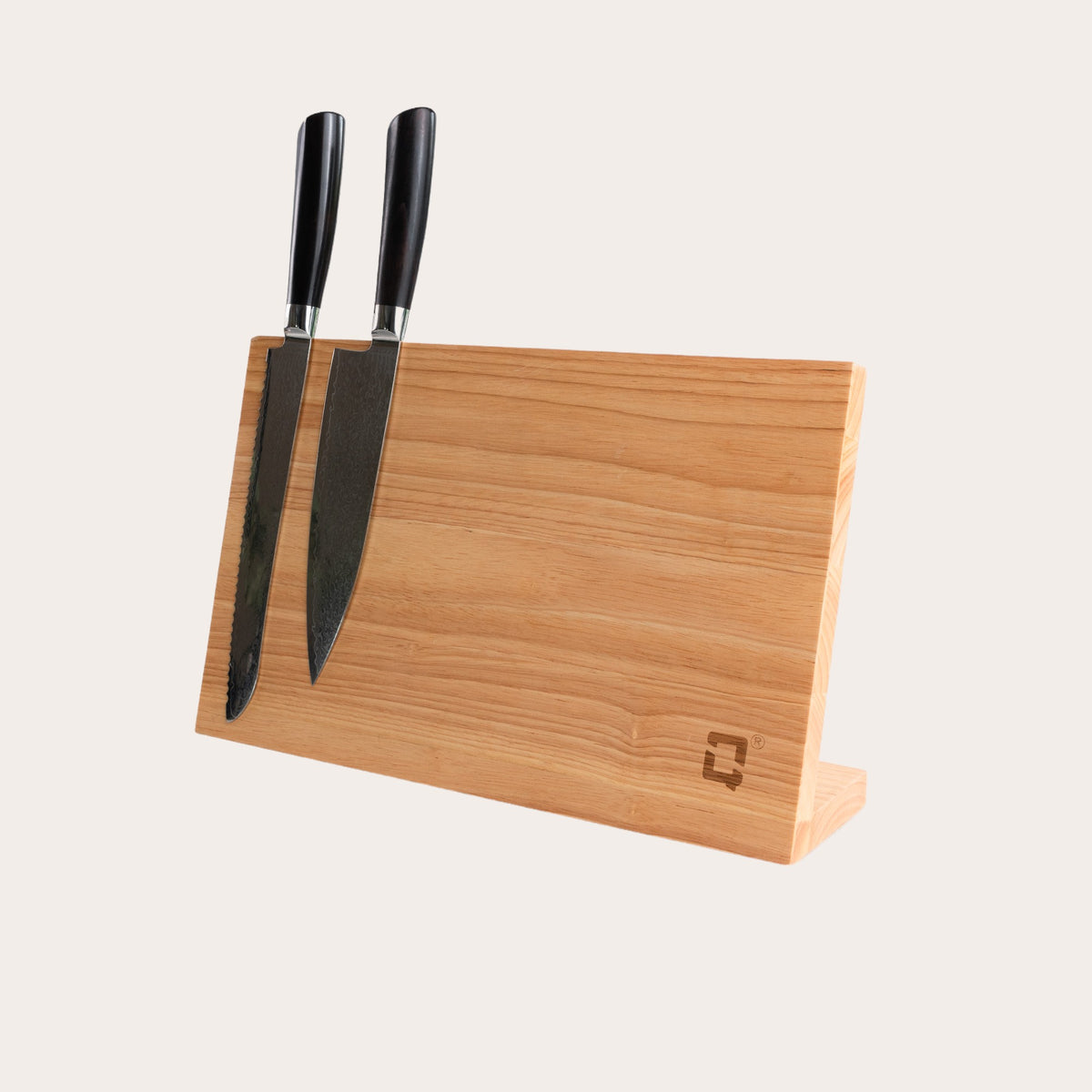 Knivhållare i ek från Qookware