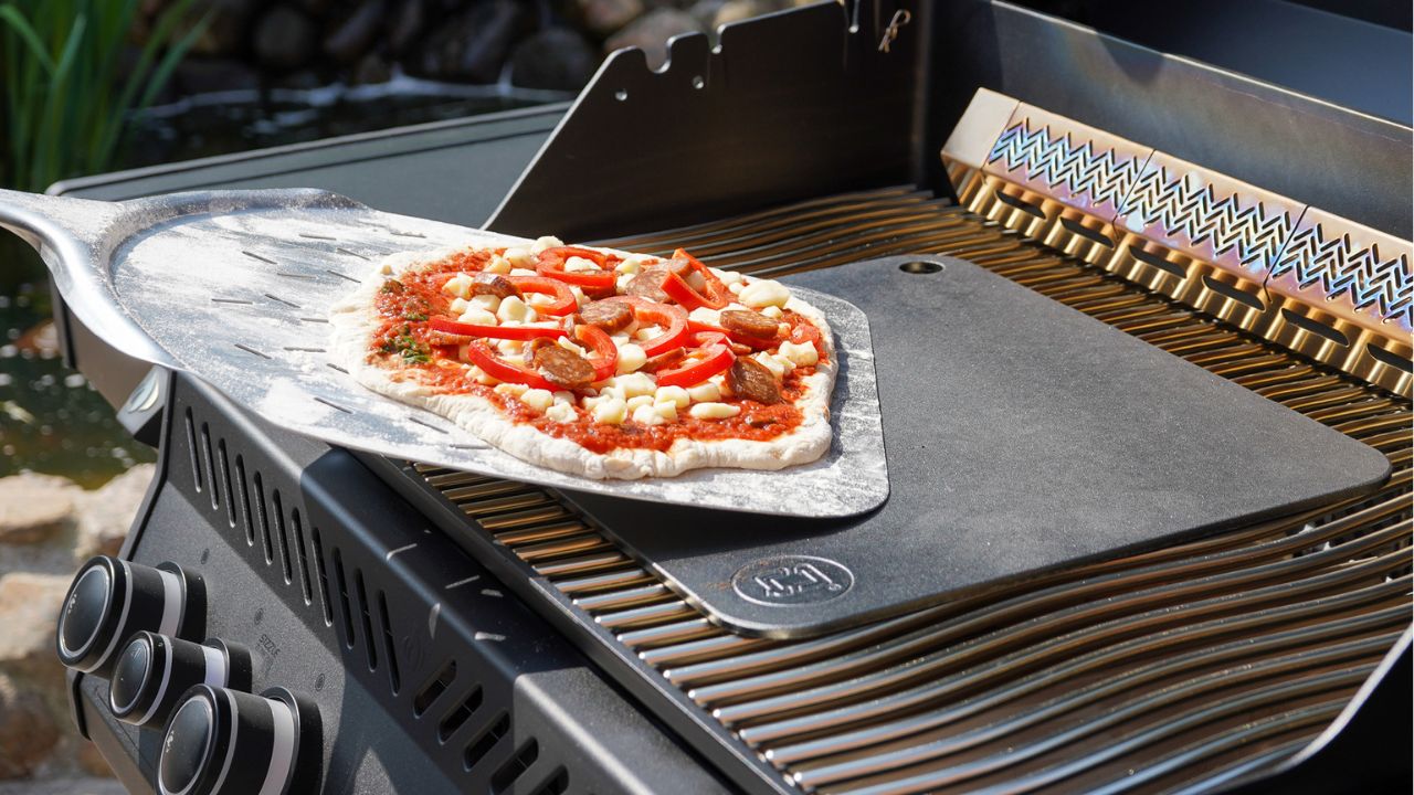 Pizza med chorizo