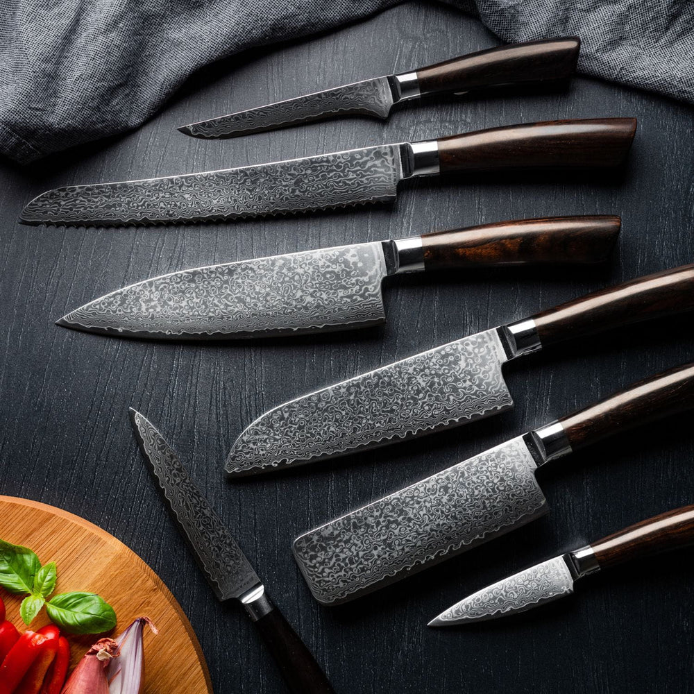 Knivset Rose Complete Set 7 knivar från Qookware
