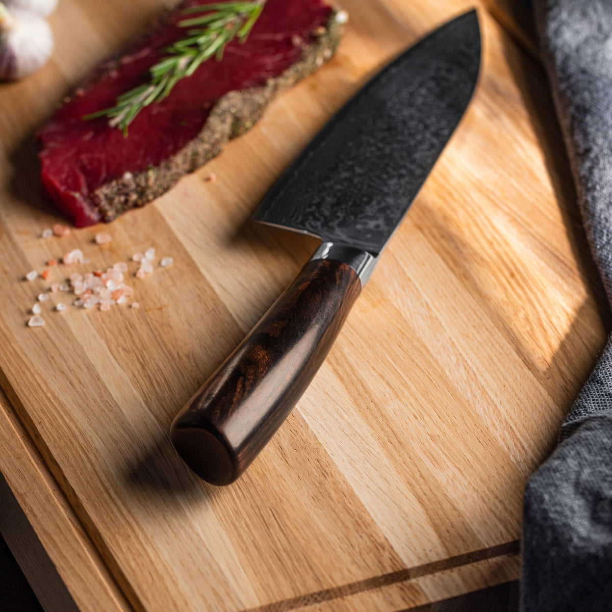 Gyuto kockkniv Rose från Qookware