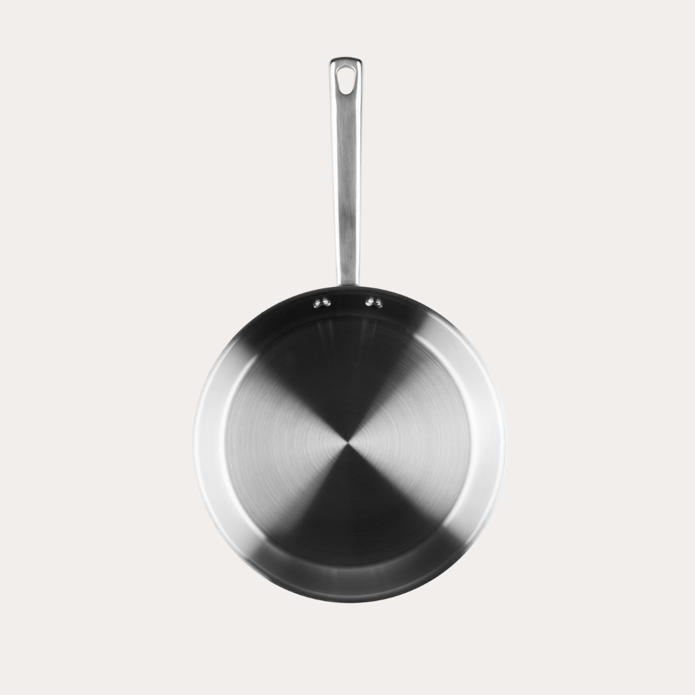 Stekpanna i trelagers rostfritt stål, 24 cm, från Qookware