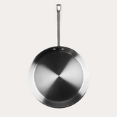 ChefGrade stekpanna 28 cm i rostfritt stål – detaljbild från Qookware